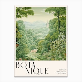 Botanique Fantasy Gardens Of The World 67 Canvas Print