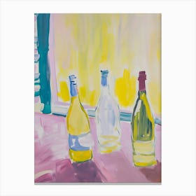 Three Bottles Of Wine Canvas Print