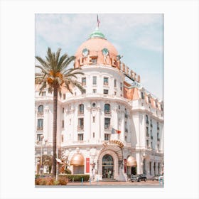 French Riviera Building Canvas Print