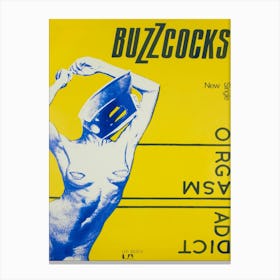 Buzzcocks Orgasm Addict Uk Promotional Poster Canvas Print