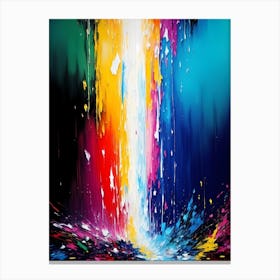 Waterfall Of Light Canvas Print