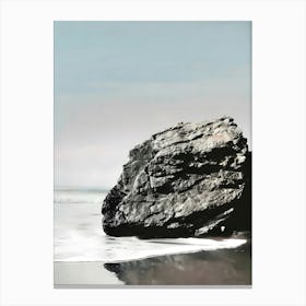 Rock On The Beach 1 Canvas Print