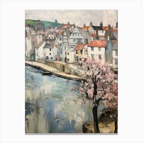 Whitby (North Yorkshire) Painting 1 Canvas Print