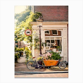 Jordaan District Of Amsterdam, Netherlands Canvas Print