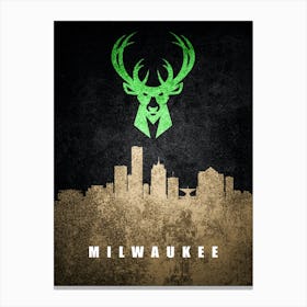 Milwaukee Bucks Canvas Print