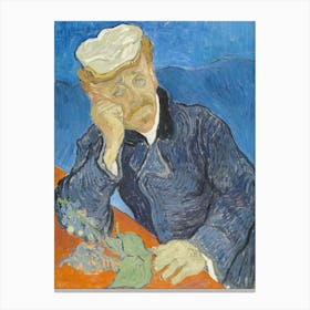 Dr Paul Gachet, Vincent Van Gogh Canvas Print