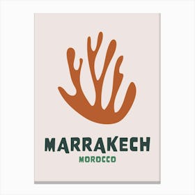 Marrakech Navy Canvas Print