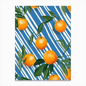 Kumquats Fruit Summer Illustration 4 Canvas Print