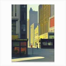 City Street Canvas Print