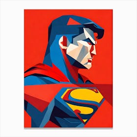 Superman Graphic 6 Canvas Print