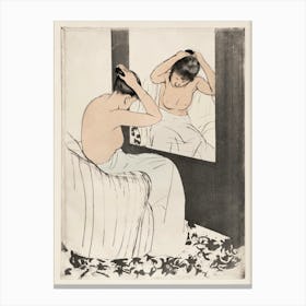 The Coiffure (1890–1891), Mary Cassatt Canvas Print