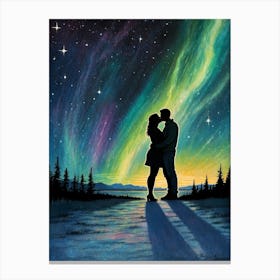 Aurora Kiss Canvas Print