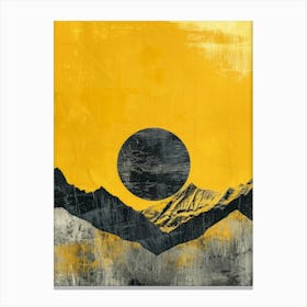 Yellow Mountains Canvas Print Canvas Print