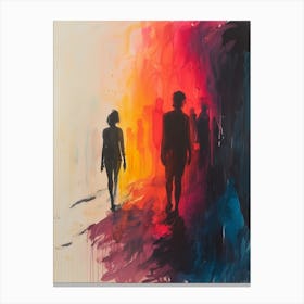 Silhouettes 1 Canvas Print