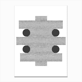 Dots And Lines 2 Canvas Print