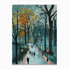 Hyde Park London Parks Garden 7 Painting Canvas Print