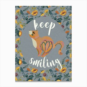 Keep Smiling Canvas Print