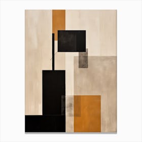 'Black Squares' Canvas Print