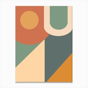 Geometric Abstract Morocco Canvas Print