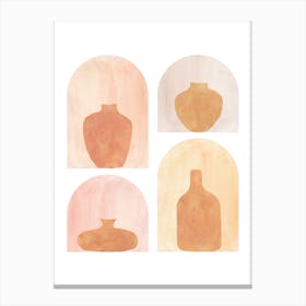 Vases Set Canvas Print