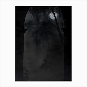 Dark Gothic Spooky Night Canvas Print