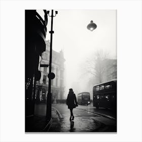 London Black And White Analogue Photograph 4 Canvas Print