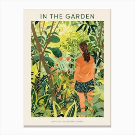In The Garden Poster Smith College Botanic Garden Usa 1 Canvas Print