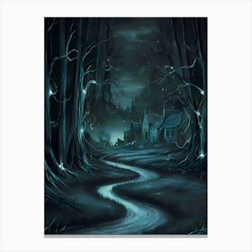 Dark Forest Canvas Print