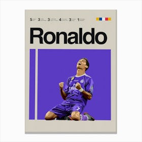 Ronaldo Real Madrid 1 Canvas Print