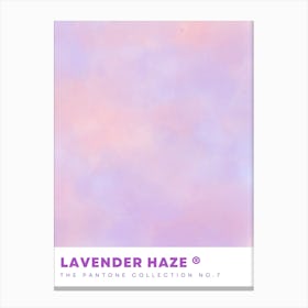 Lavender Haze Canvas Print