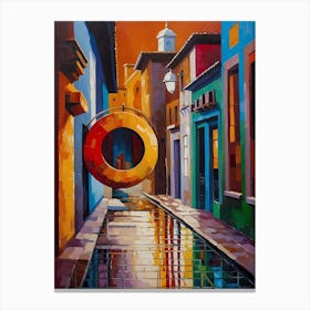 City Street Canvas Print