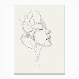 Portrait Of A Woman Canvas Print