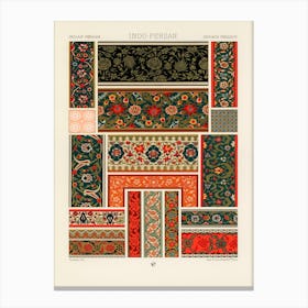 Indo Persian Pattern, Albert Racine Canvas Print