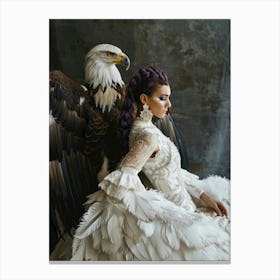 Eagle Portrait Canvas Print