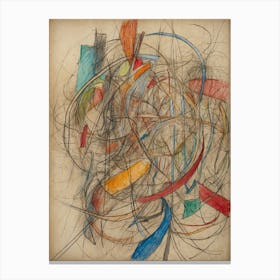 Abstract Drawing Canvas Print