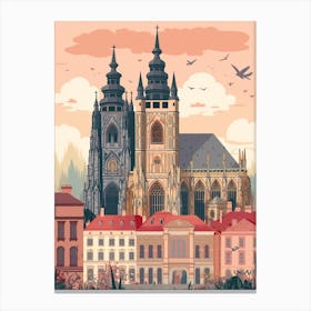 The Cathedral Of St Vitus, Prague Canvas Print