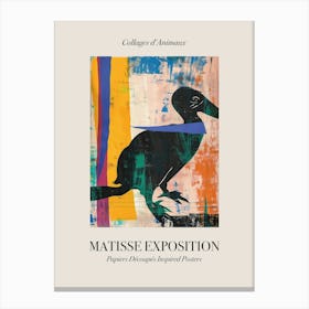 Platypus Duck 1 Matisse Inspired Exposition Animals Poster Canvas Print