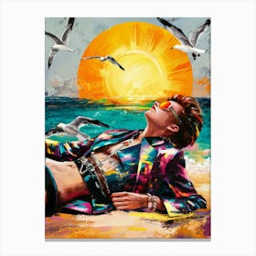 Sexy At The Sea Canvas Print