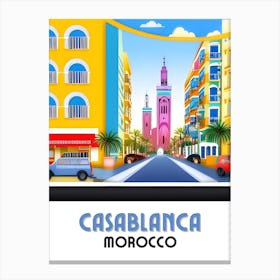 Casablanca, Morocco 2 1 Canvas Print