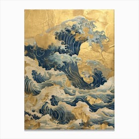 Great Wave Off Kanagawa 5 Canvas Print