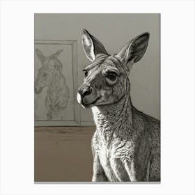 Kangaroo 9 Canvas Print