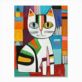 Abstract Cat 10 Canvas Print