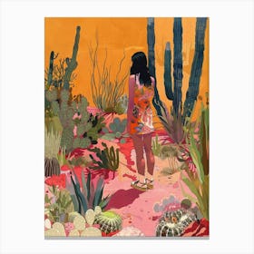 In The Garden Desert Botanical Gardens Usa 2 Canvas Print