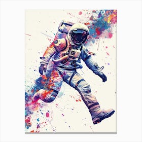 Astronaut In Space 11 Canvas Print