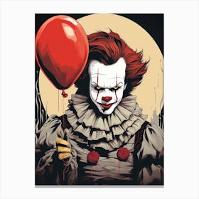 It Pennywise Canvas Print