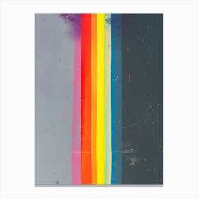 Rainbow Stripe Canvas Print