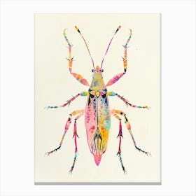 Colourful Insect 7 Illustration Canvas Print