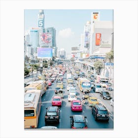 Rush Hour In Bangkok Canvas Print