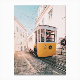 Lisbon Rail Car Canvas Print