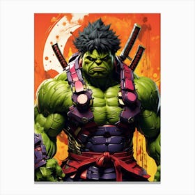 Samurai Hulk Canvas Print